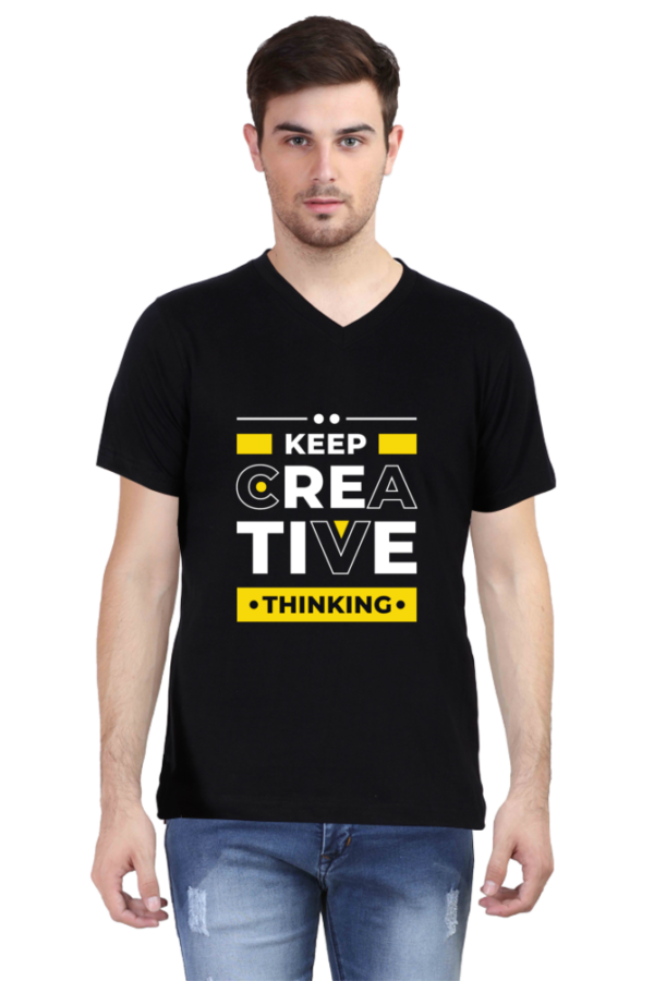Vneck Cotton Half Sleeve - Image 2