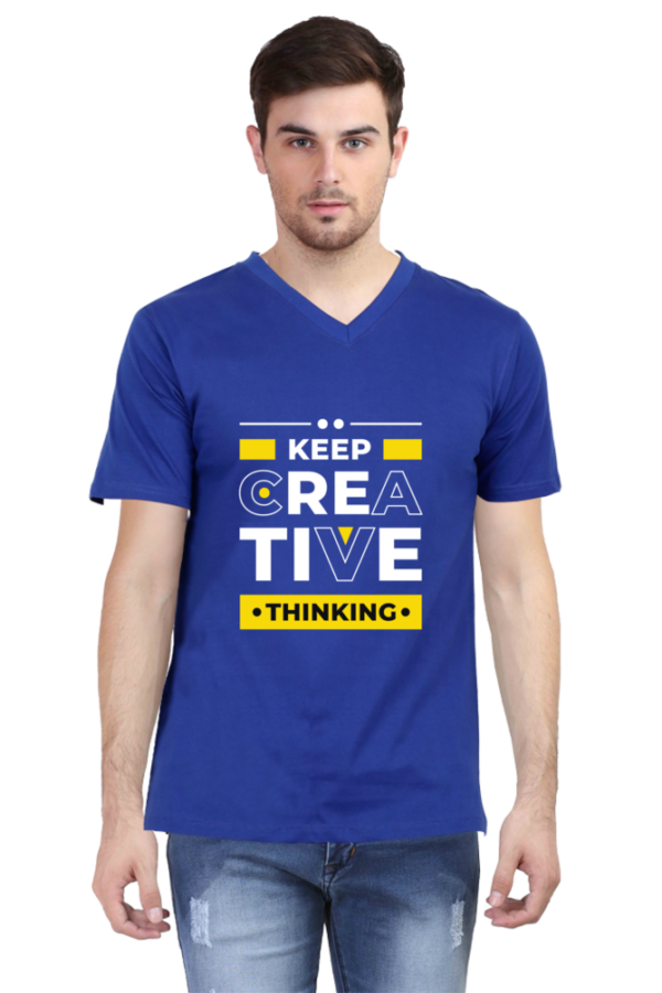 Vneck Cotton Half Sleeve - Image 3