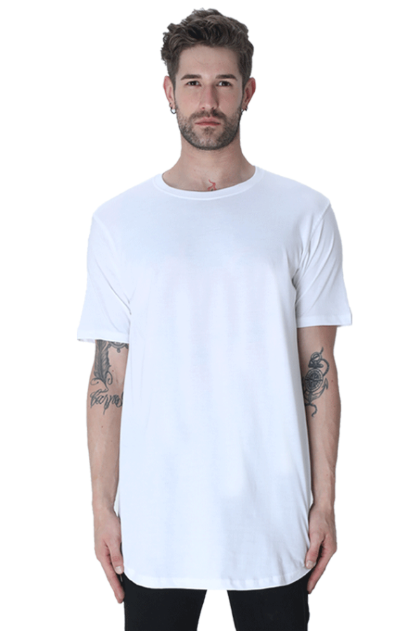 Longline Curved TShirt