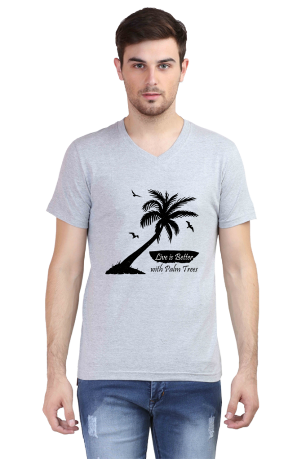 V-neck Half Sleeve