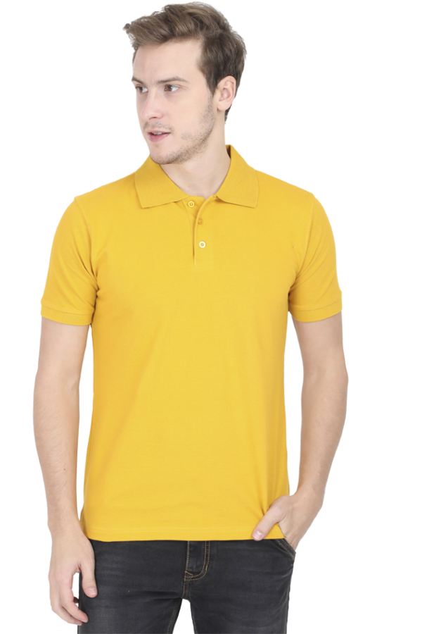 Polo Half Sleeve (Mustard Yellow)