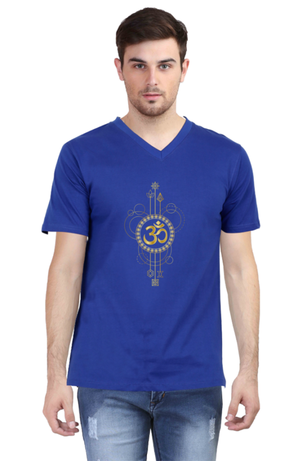 Male Vneck Half Sleeve (OMM Design) - Image 2