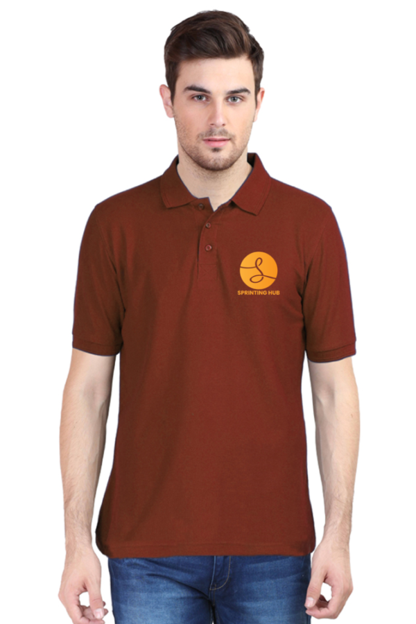 Male Polo Half Sleeve (Sprinting Hub Logo) - Image 2