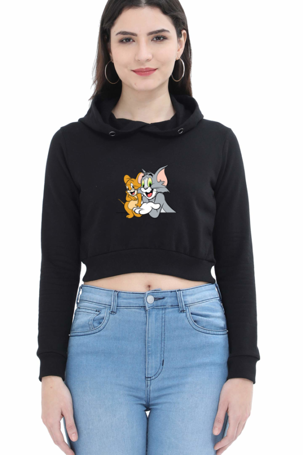 Tom & Jerry Crop Hoodies - Image 4