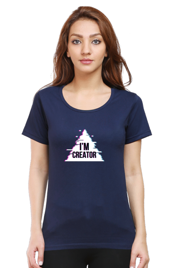 I'm Creator Printed Female Classic Crew T-Shirt - Image 6