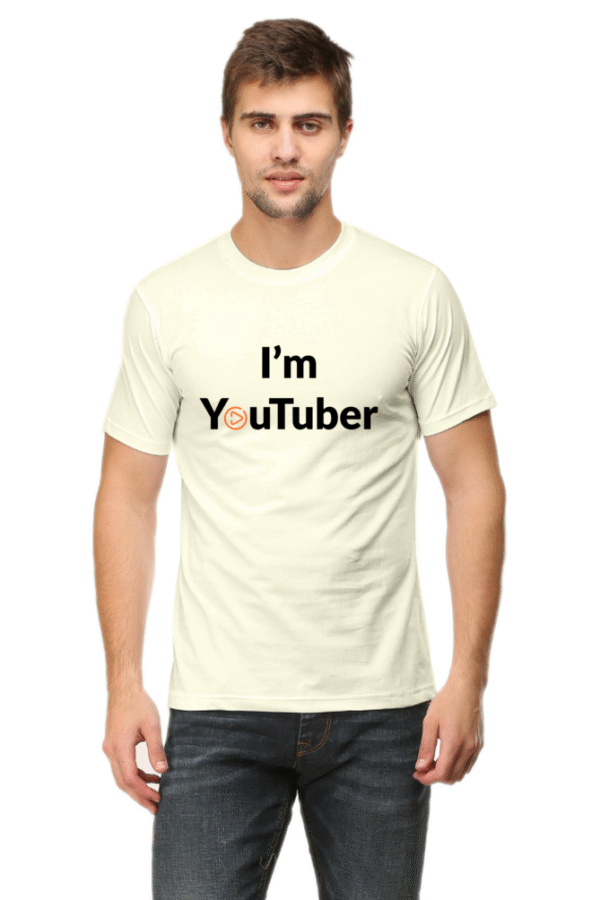 I'm YouTuber Printed Male Classic Crew T-Shirt