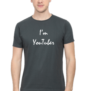 I'm Youtuber Printed Male Classic Crew T-Shirt