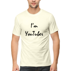 I'm Youtuber Printed Male Classic Crew T-Shirt