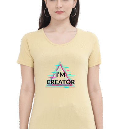 I’m Creator Printed Female Classic Crew T-Shirt