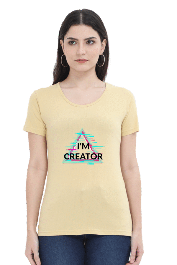 I'm Creator Printed Female Classic Crew T-Shirt