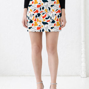 Aop Mini Skirt