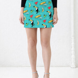 Aop Mini Skirt