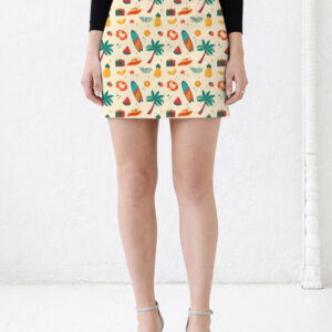Aop Mini Skirt