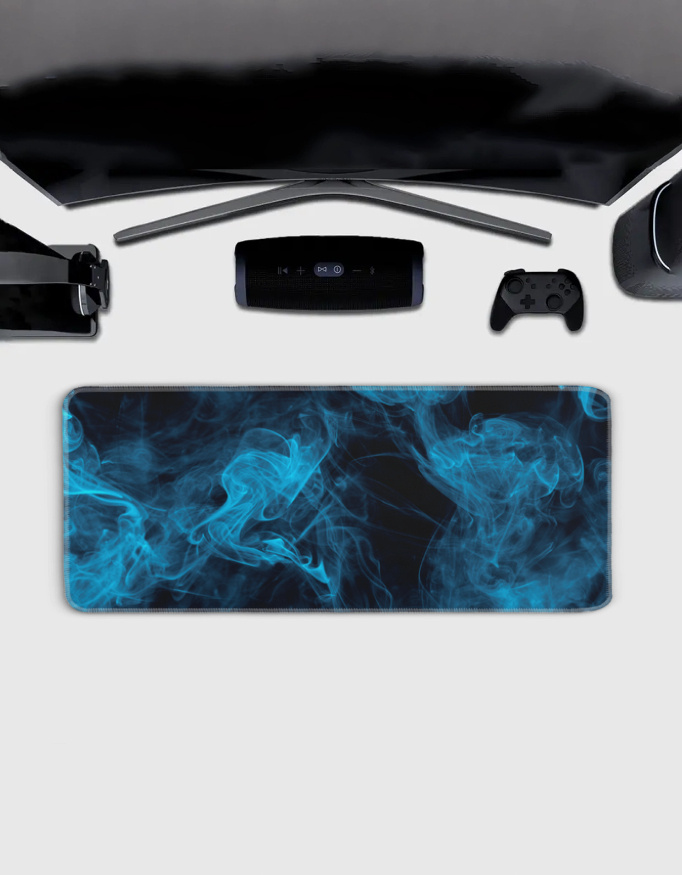 Gaming Mouse Pad | 3MM Thick Extended Desk Mat with Stitched Edges & Strong Grip - Image 2
