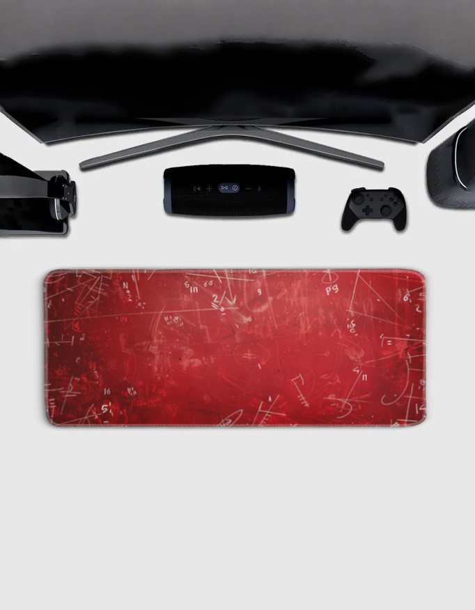 Gaming Mouse Pad | 3MM Thick Extended Desk Mat with Stitched Edges & Strong Grip - Image 2