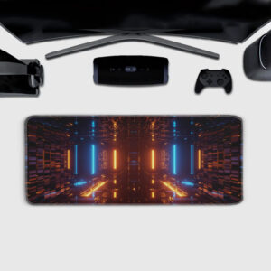Gaming Mouse Pad | 3MM Thick Extended Desk Mat with Stitched Edges & Strong Grip
