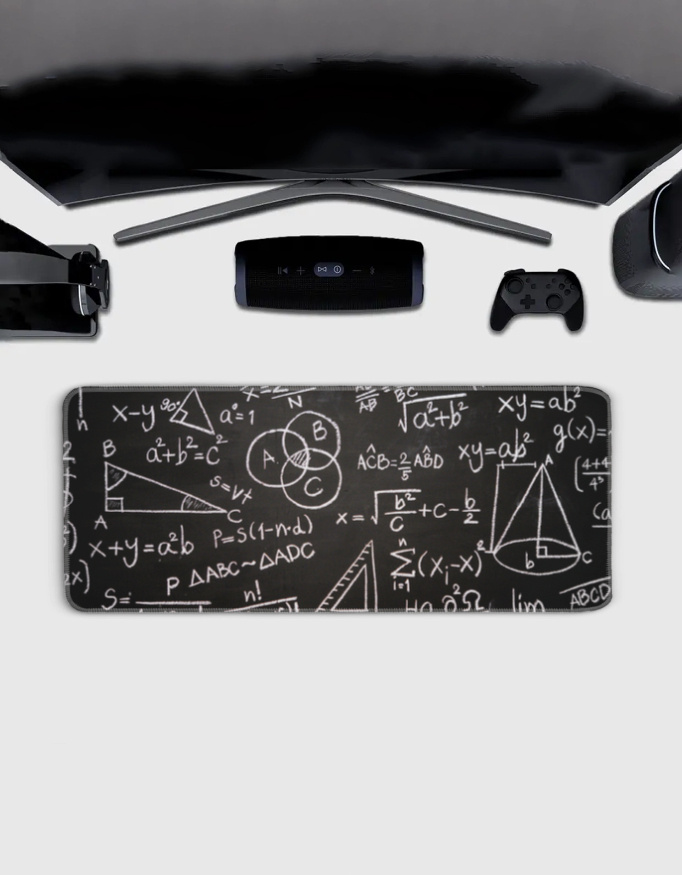 Gaming Mouse Pad | 3MM Thick Extended Desk Mat with Stitched Edges & Strong Grip - Image 2