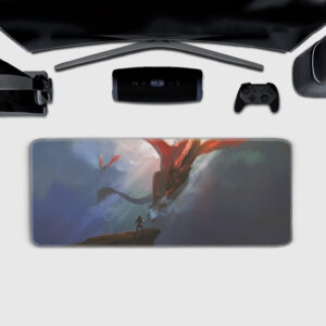 Gaming Mouse Pad | 3MM Thick Extended Desk Mat with Stitched Edges & Strong Grip