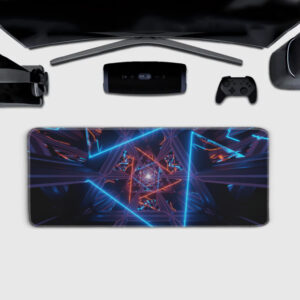 Gaming Mouse Pad | 3MM Thick Extended Desk Mat with Stitched Edges & Strong Grip