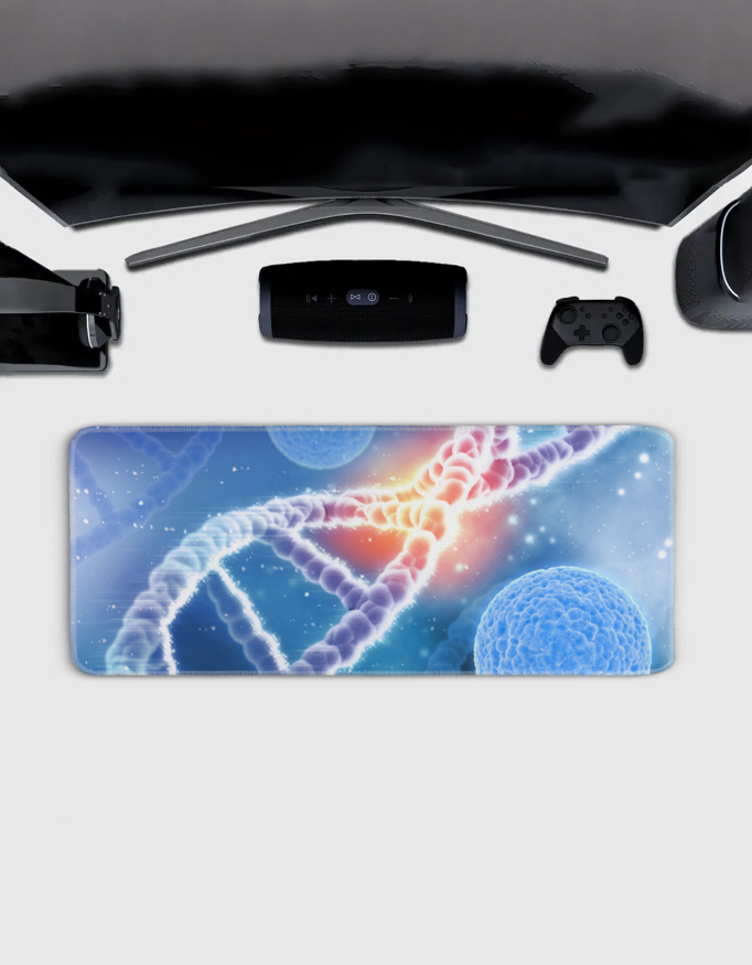 Gaming Mouse Pad | 3MM Thick Extended Desk Mat with Stitched Edges & Strong Grip - Image 2