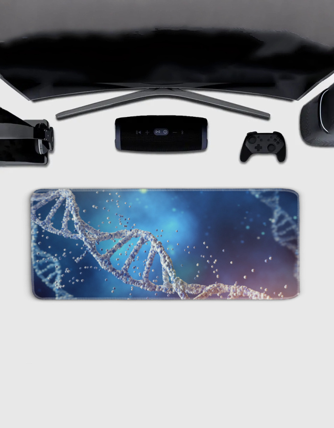 Gaming Mouse Pad | 3MM Thick Extended Desk Mat with Stitched Edges & Strong Grip - Image 2