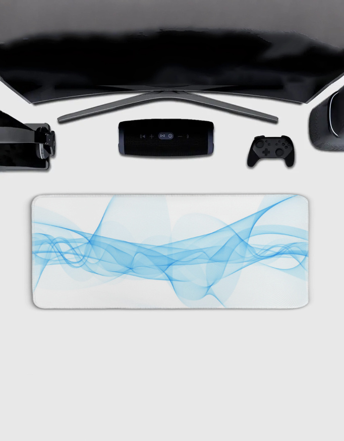 Gaming Mouse Pad | 3MM Thick Extended Desk Mat with Stitched Edges & Strong Grip - Image 2
