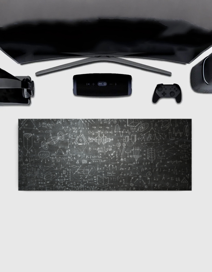 Gaming Mouse Pad | 3MM Thick Extended Desk Mat with Stitched Edges & Strong Grip - Image 2