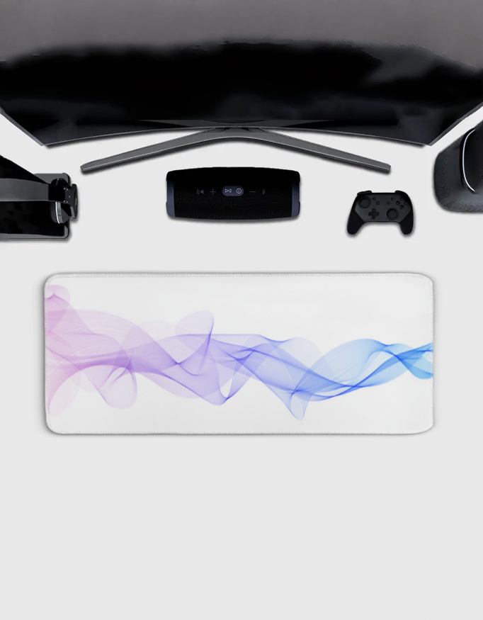 Gaming Mouse Pad | 3MM Thick Extended Desk Mat with Stitched Edges & Strong Grip - Image 2