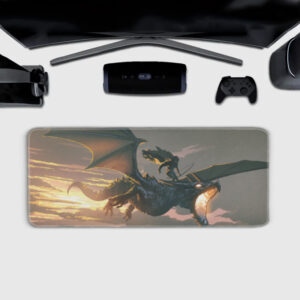 Gaming Mouse Pad | 3MM Thick Extended Desk Mat with Stitched Edges & Strong Grip