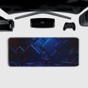 Gaming Mouse Pad | 3MM Thick Extended Desk Mat with Stitched Edges & Strong Grip