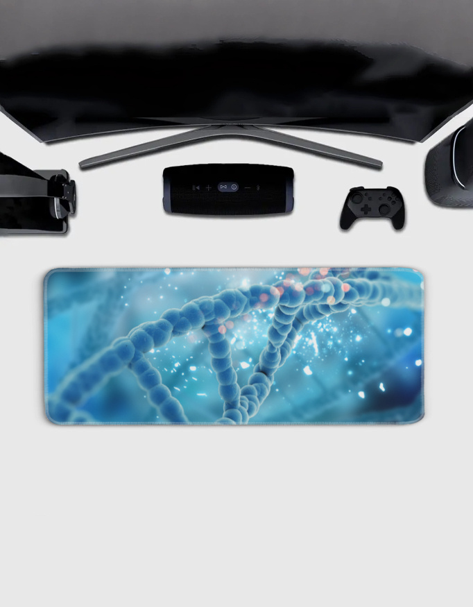 Gaming Mouse Pad | 3MM Thick Extended Desk Mat with Stitched Edges & Strong Grip - Image 2